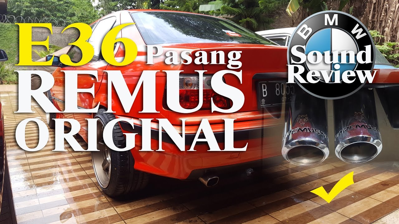 BMW 318 E36 M40 Automatic di pasangin Knalpot Remus | Review Suara Knalpot Remus