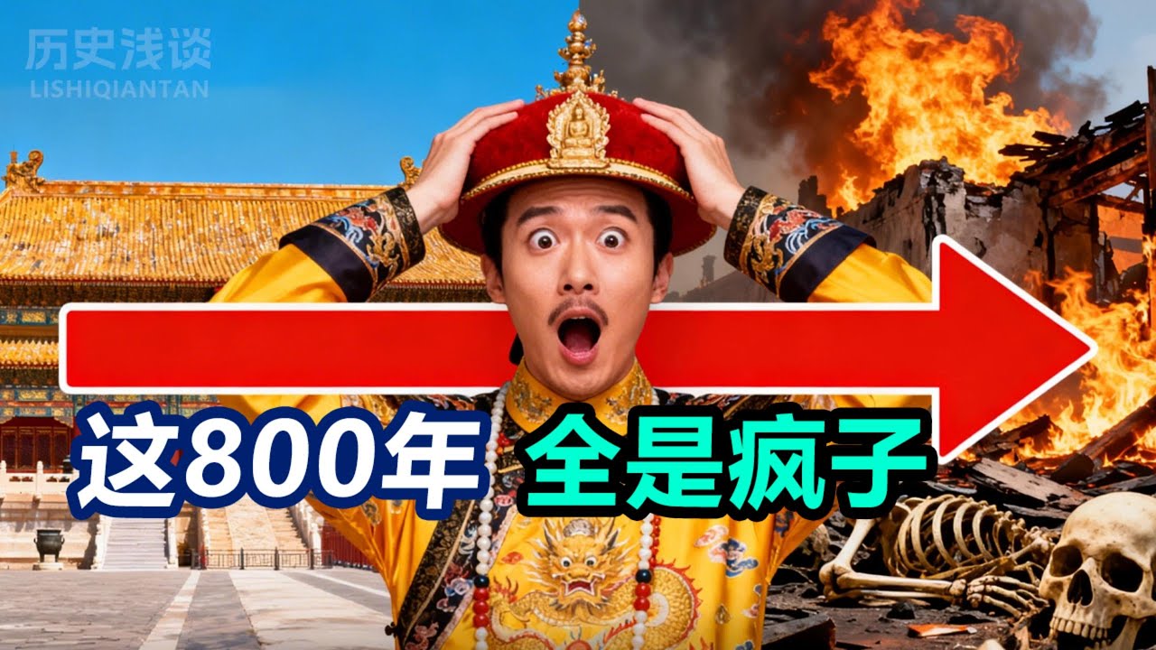 一口气看完800年黑暗史：从刘邦耍流氓到杨广被勒死，全是人性！ ⚔️