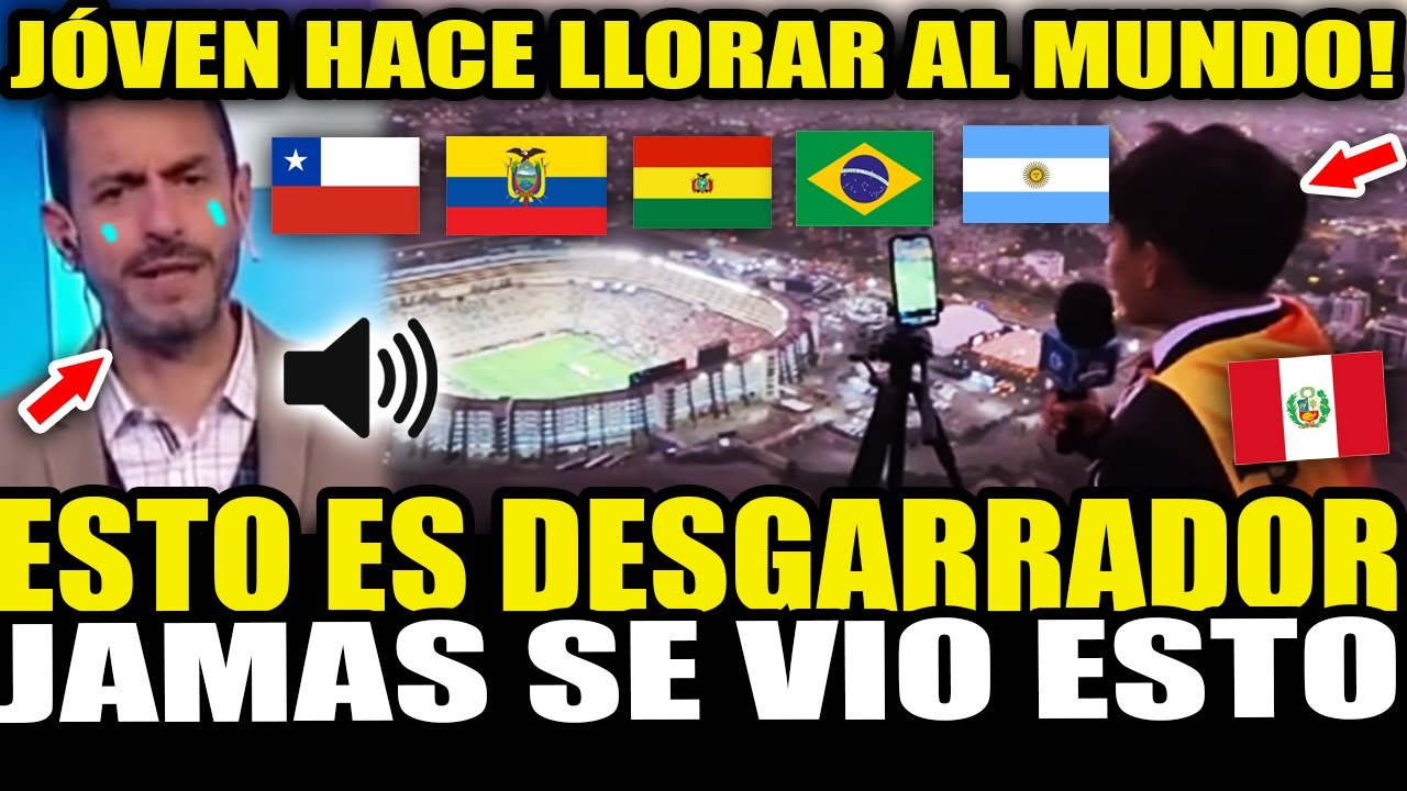 DESGARRADOR!! JOVEN NARRADOR CONMOVIO AL MUNDO POR LO QUE HIZO EN LA FINAL DE COPA LIBERTADORES 2025