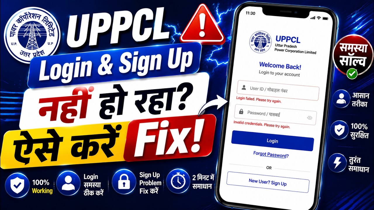 How to Fix UPPCL Smart Meter App Login and Sign Up Issues 1080p 30f 20260803 015051
