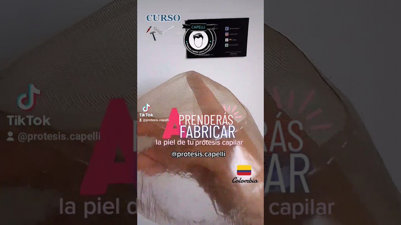 You will learn how to make a hair prosthesis / Pr&oacute;tesis Capilar