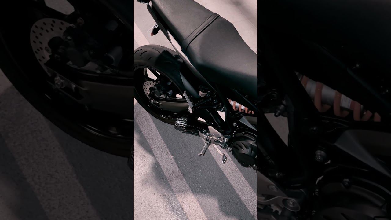 Yamaha FZ-09 M4 exhaust  #yamaha #fz09