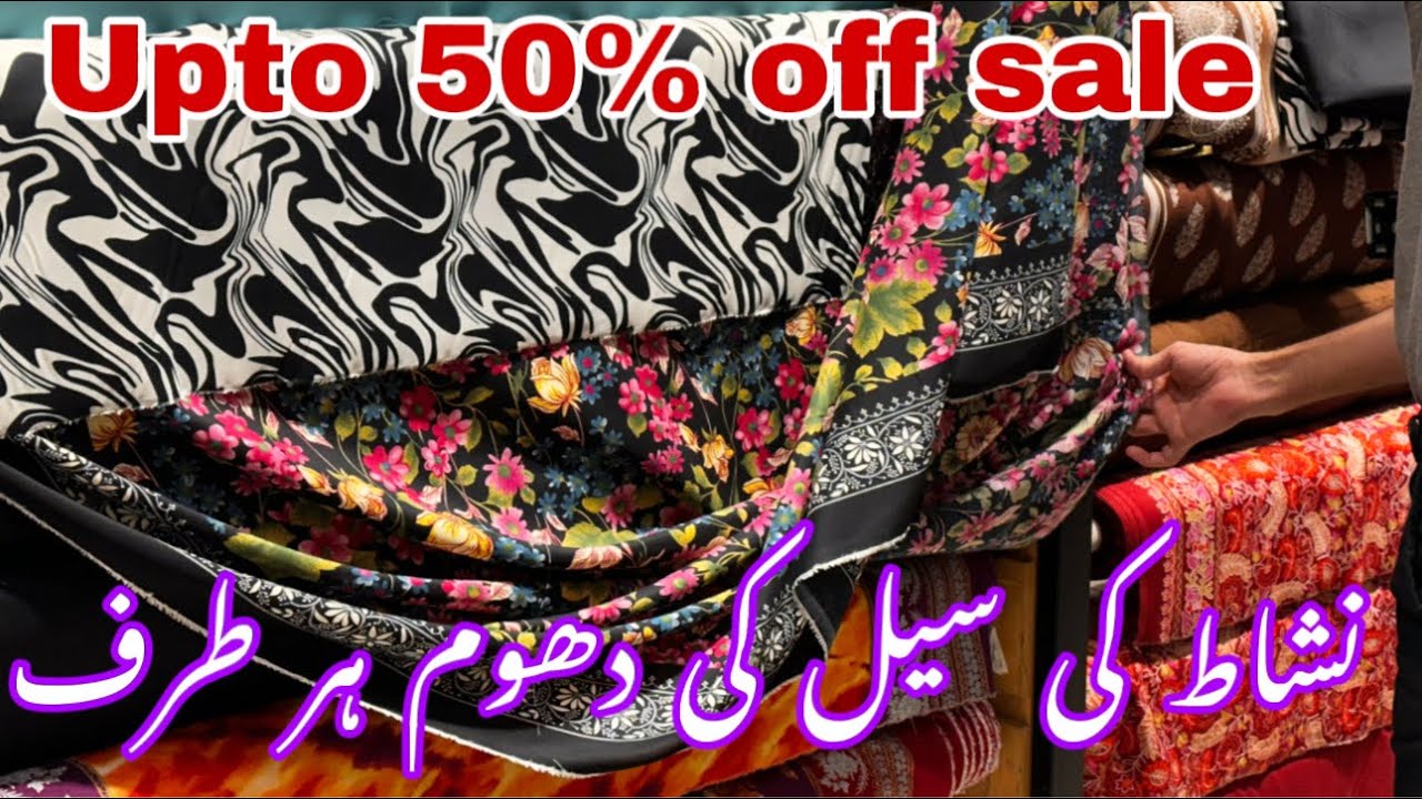 Nishat linen year end glam biggest sale today