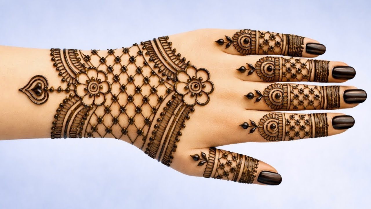 Very Simple And Beautiful Mehndi Design Back Hand | Mehndi Ka Design | Mehndi Design Arabic Simple 