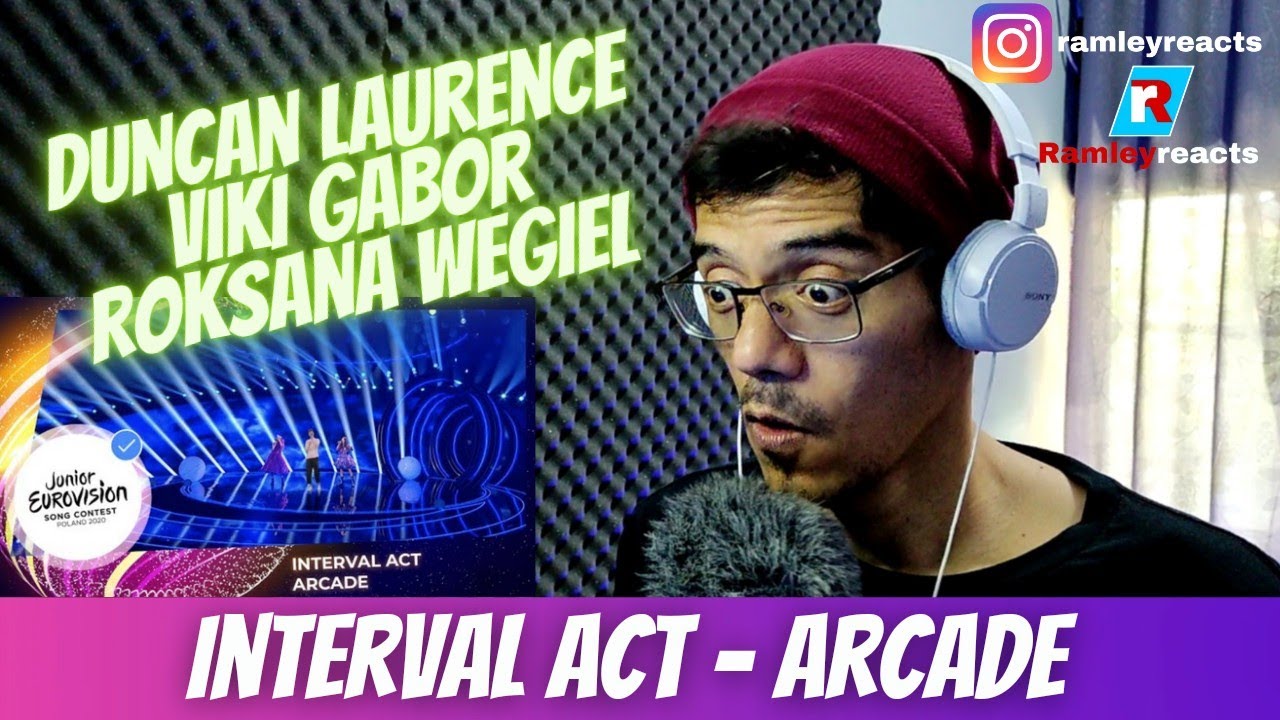 Duncan Laurence, Viki Gabor and Roksana Węgiel perform Arcade - Junior Eurovision 2020 || REACTION