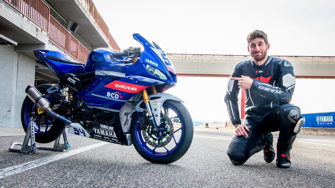 GUIDO UNA YAMAHA R3 DEL MONDIALE! E POI........