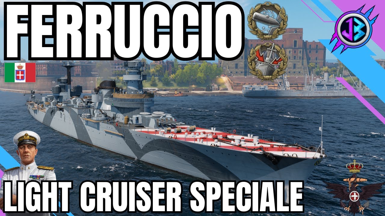 FRANCESCO FERRUCCIO - Incrociatore italiano ideato per l'Oceano Indiano - World of Warships