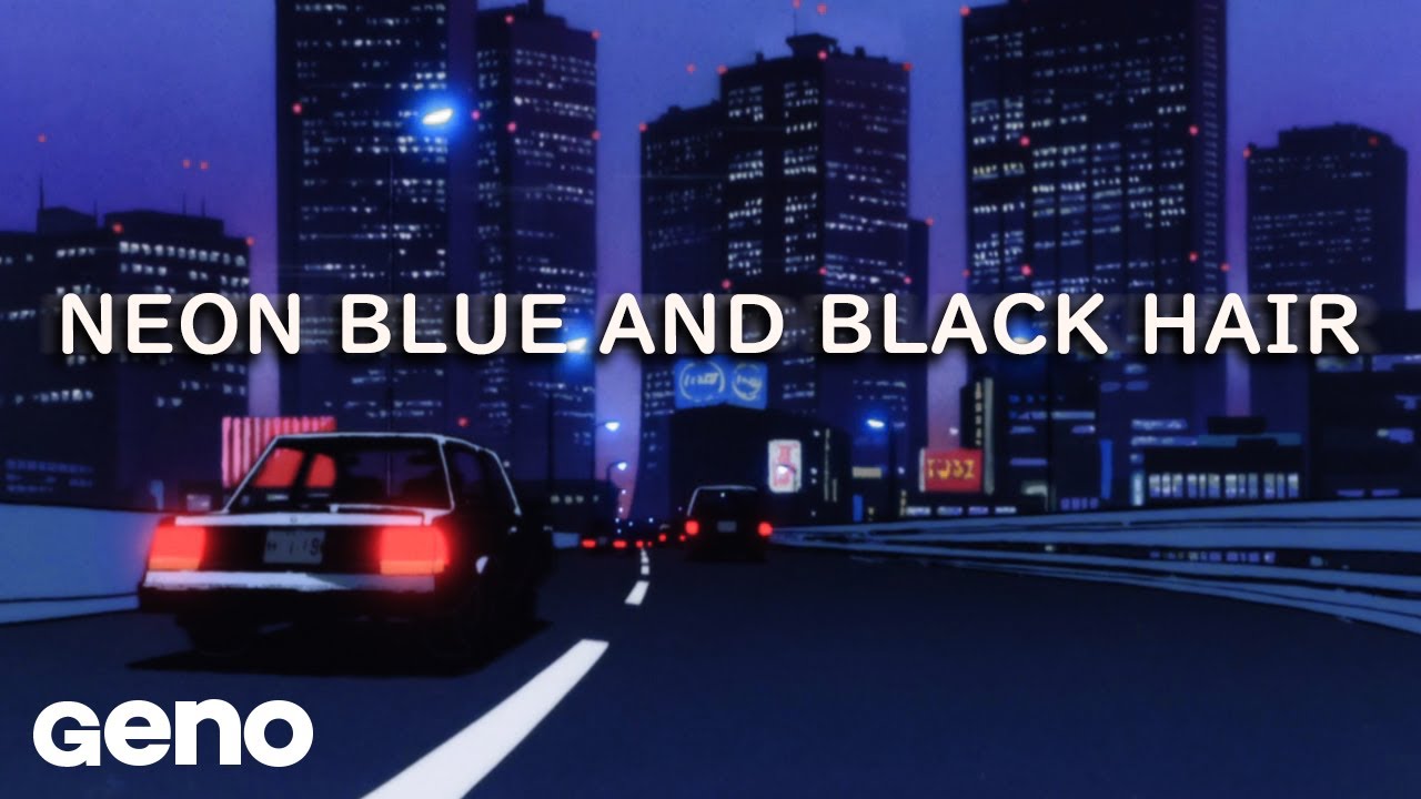 Geno Samuel - Neon Blue and Black Hair | Original City Pop