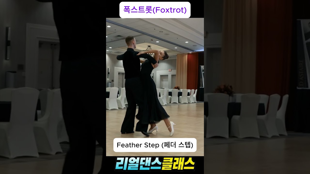 폭스트롯 시작이 어렵다면? 깃털처럼 가벼운 '페더 스텝'의 비밀 (Feather Step)