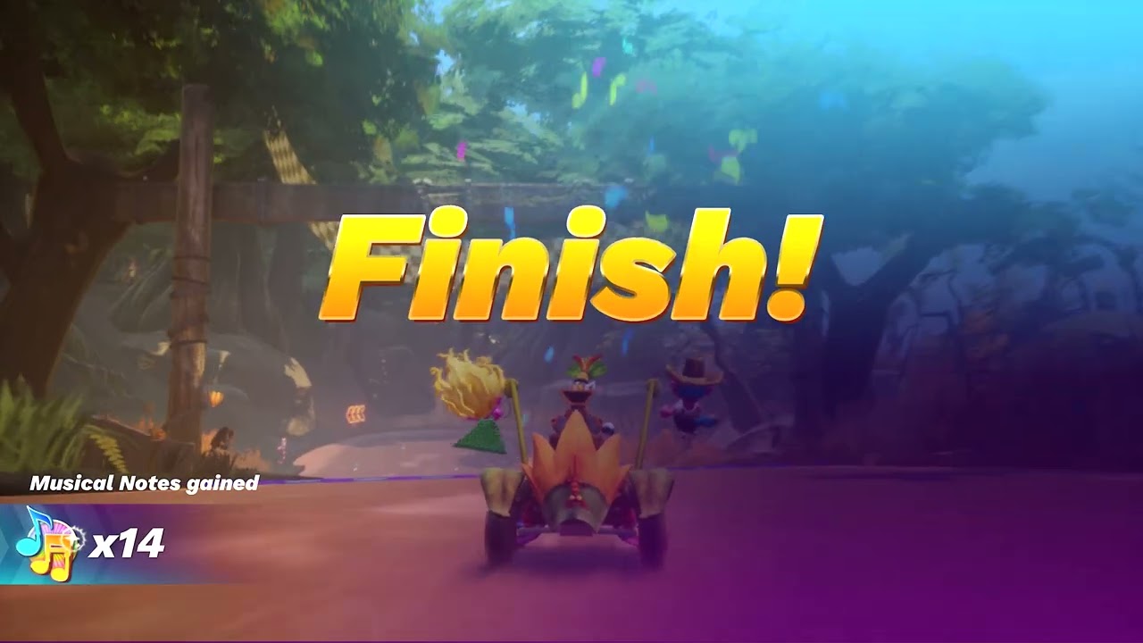 King Julien gameplay in Dragon Warrior Cup Lightning - DreamWorks All-Star Kart Racing