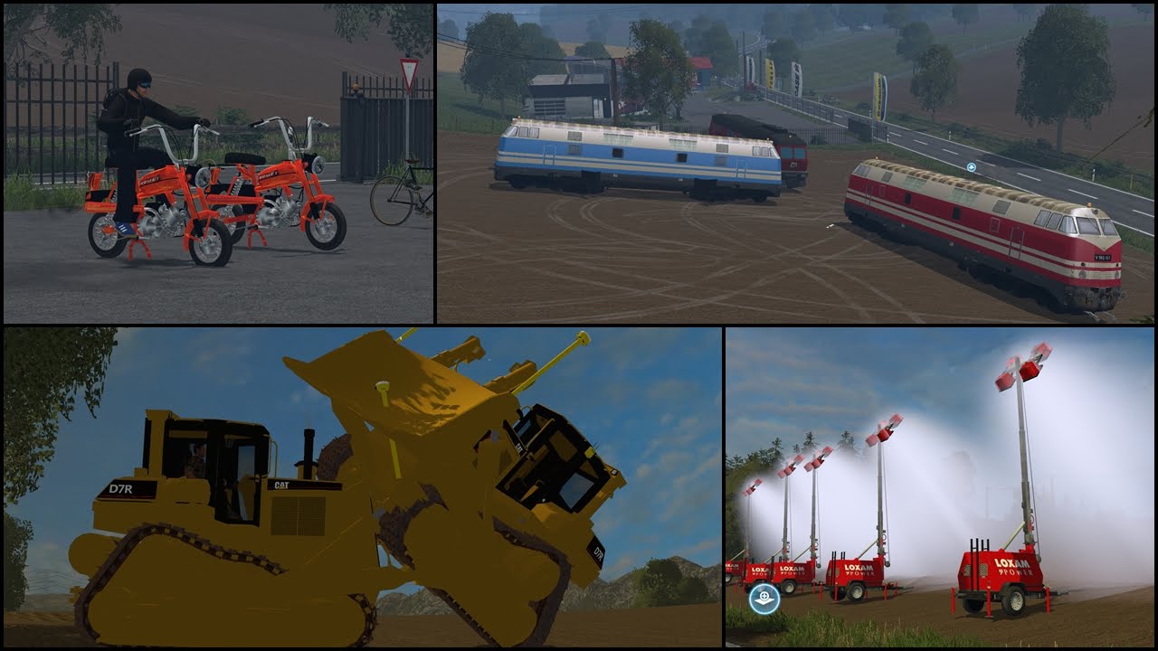 Najdziwniejsze  mody do Farminga#1 Różne rodzaje transportu czyli pociagi, motorynki i rowery !