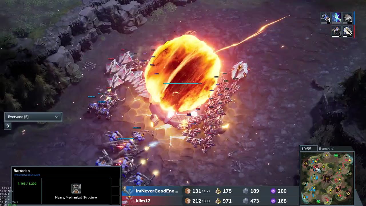 ImNeverGoodEnough (Van) vs kiim12 (Cel) - Stormgate - Ladder