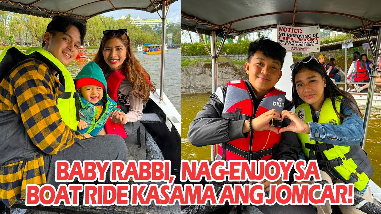 BABY RABBI, NAG-ENJOY SA BOAT RIDE KASAMA ANG JOMCAR! + MEET AND GREET SA BAGUIO! | Jacq Tapia