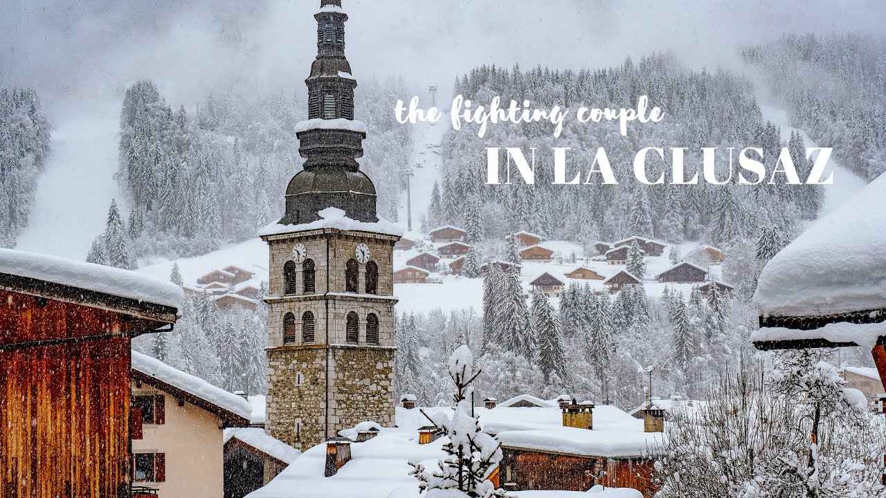 La Clusaz (France) - A Snowy Day in this French Ski Resort of Haute-Savoie