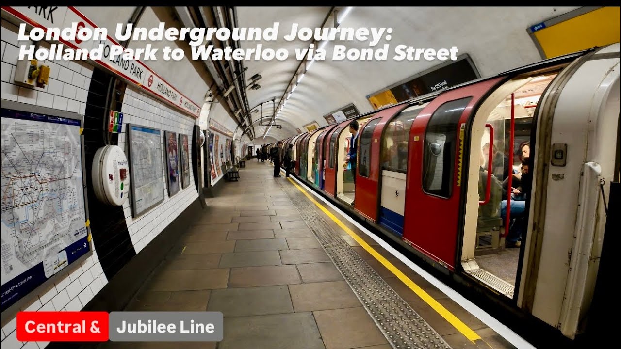 London Underground Journey: Holland Park to Waterloo via Bond Street 