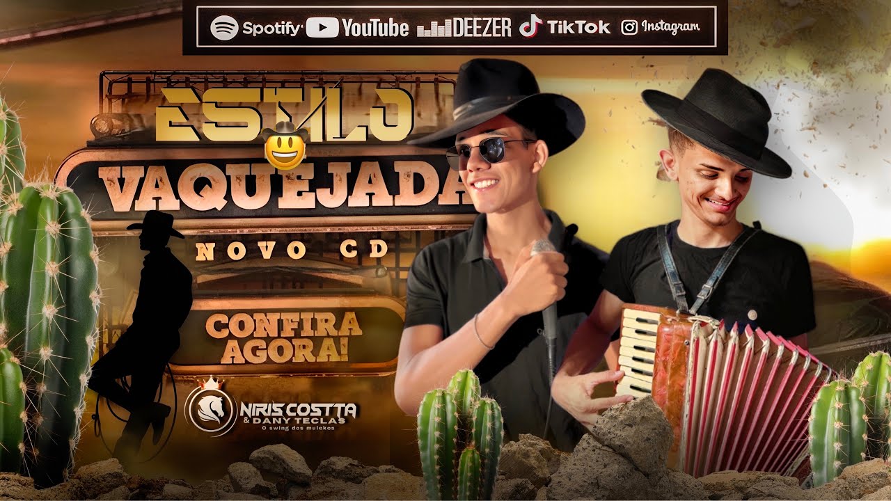 Estilo vaquejada 1.0 🤠🌵 - CD completo - Niris Costta e Dany teclas - 2 músicas Autorais