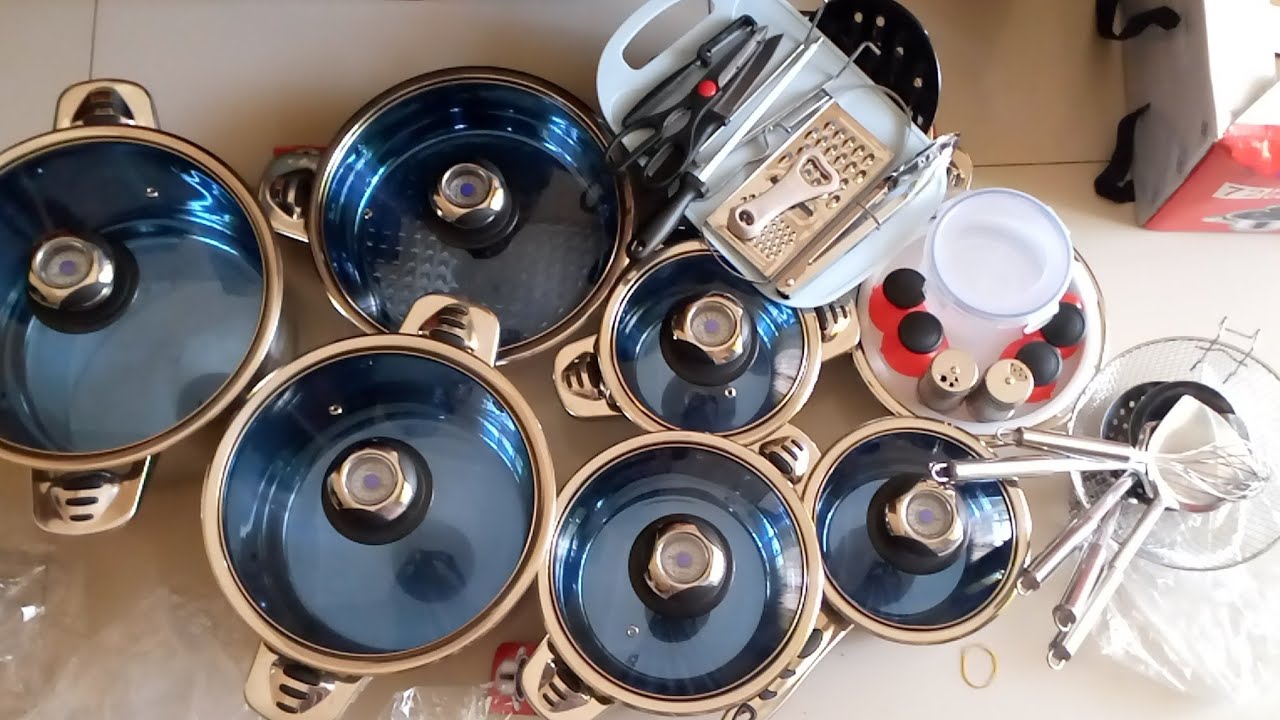 72pcs cookware set/swiss cookware set.