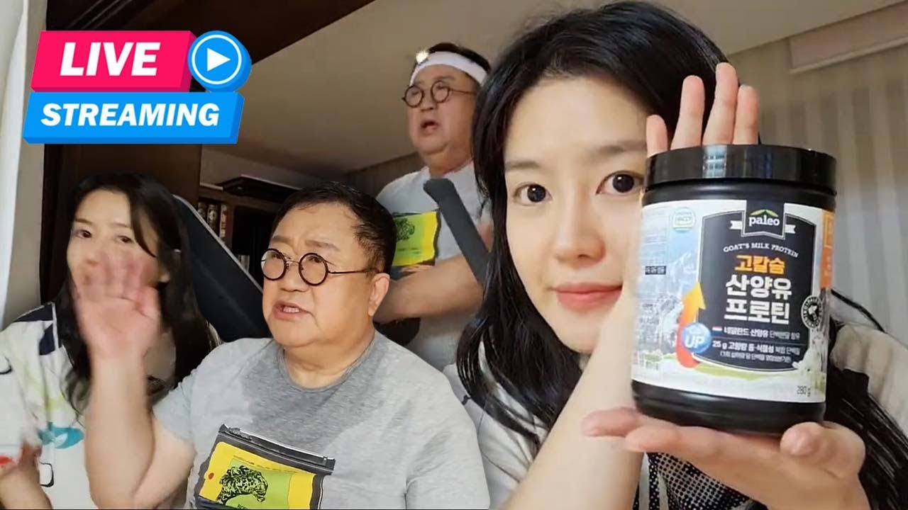 라이브방송을 켜야지만 운동하는 남자/이용식 오래살리기 프로젝트!!!/운동라이브방송 하이라이트