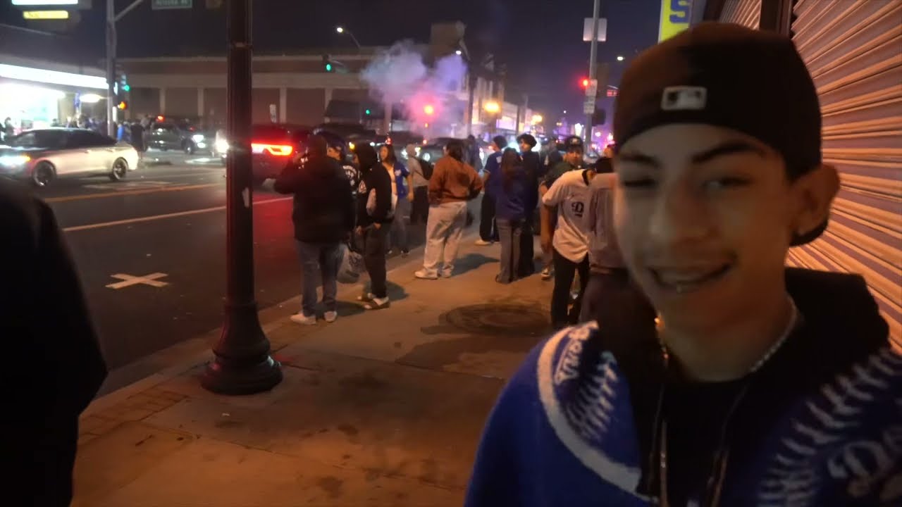 Dodgers win the World Series against the stankees