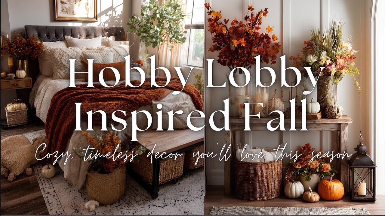 🍁 Why Hobby Lobby’s 2025 Fall Decor Is the Coziest Yet (Inspiration for a Warm & Timeless Home)