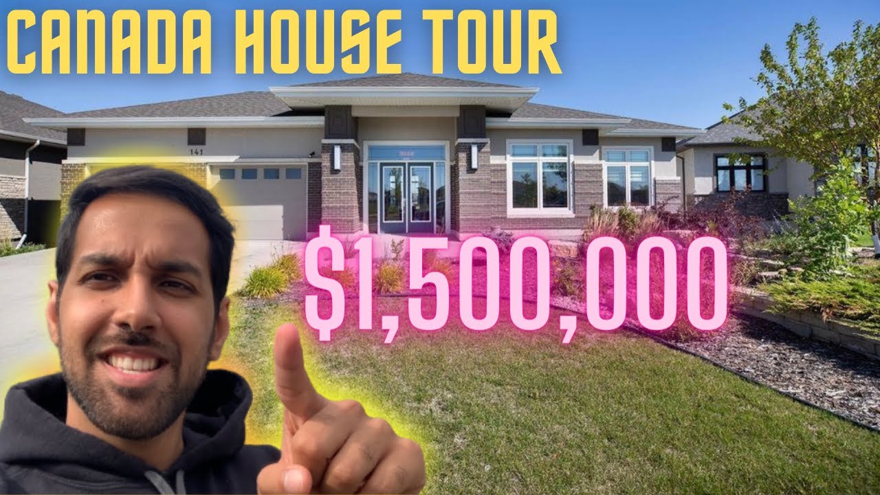 What $1,500,000 gets you in Canada || Canada House Tour || Winnipeg