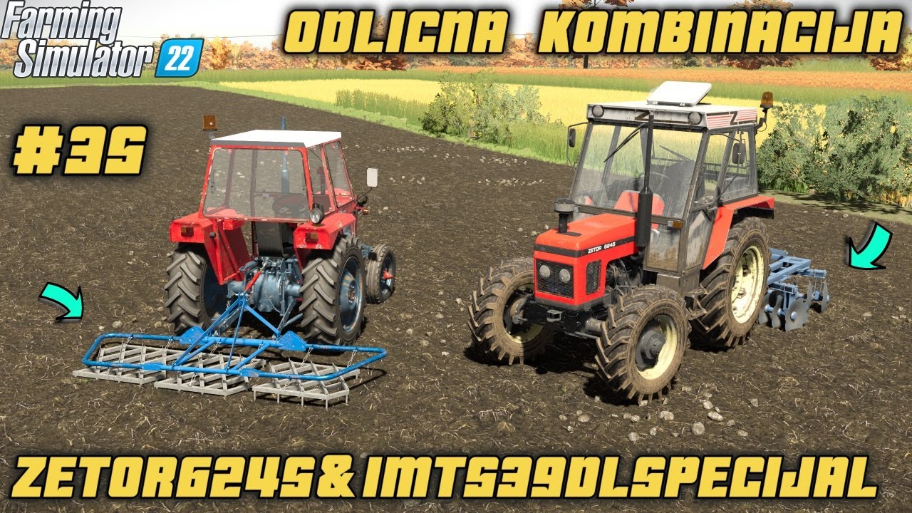 TANJiRANJE i DRljANJE za SJETVU PSENICE / IMT539DLSPECIJAL & ZETOR6245 su ODLICAN TANDEM! #35