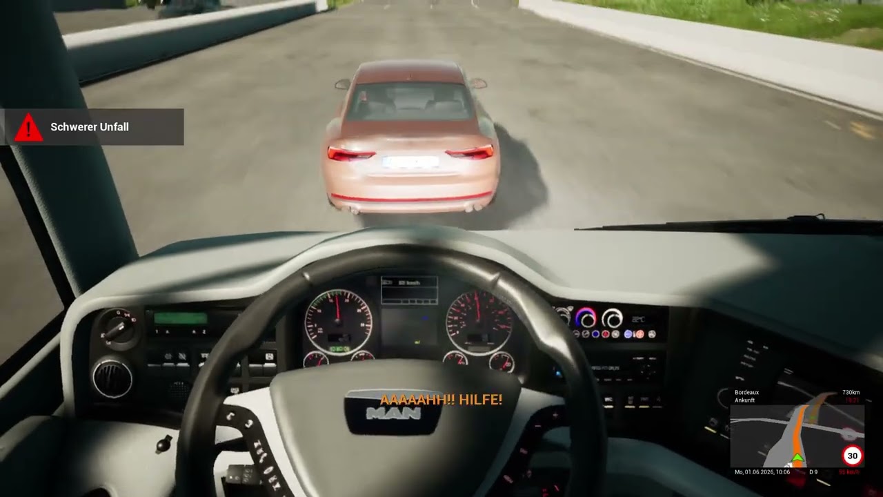 Malto 4.1 spielt Fernbus Simulator und fährt von Nice Arrival nach Bordeaux