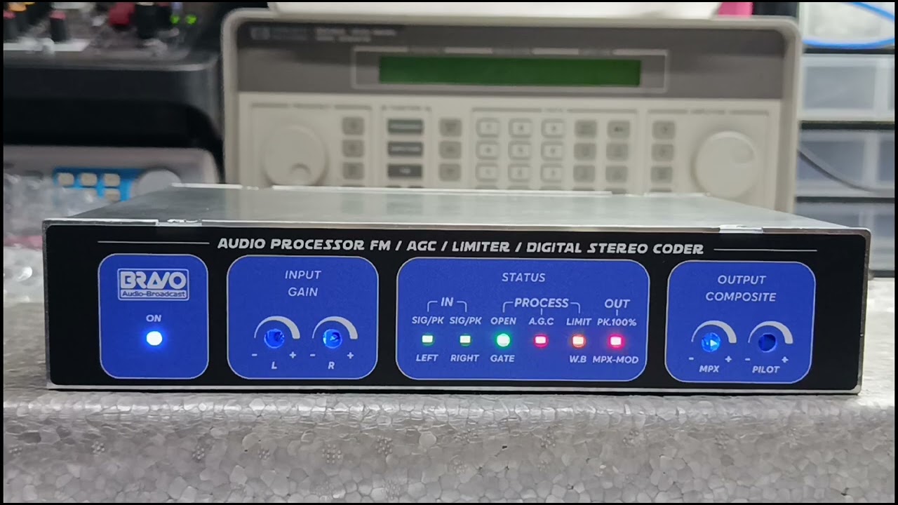 Test Grabación al Aire - PROCESADOR DE AUDIO FM BROADCAST. (ROCK ESPAÑOL ) #fm #processor #rf  