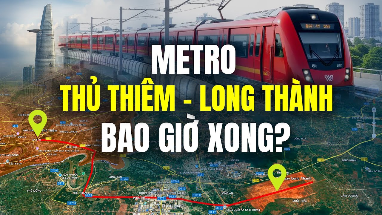 Toàn Cảnh Tuyến đường sắt kết nối TP.HCM - Sân bay Long Thành, chúng ta phải chờ thêm bao lâu?