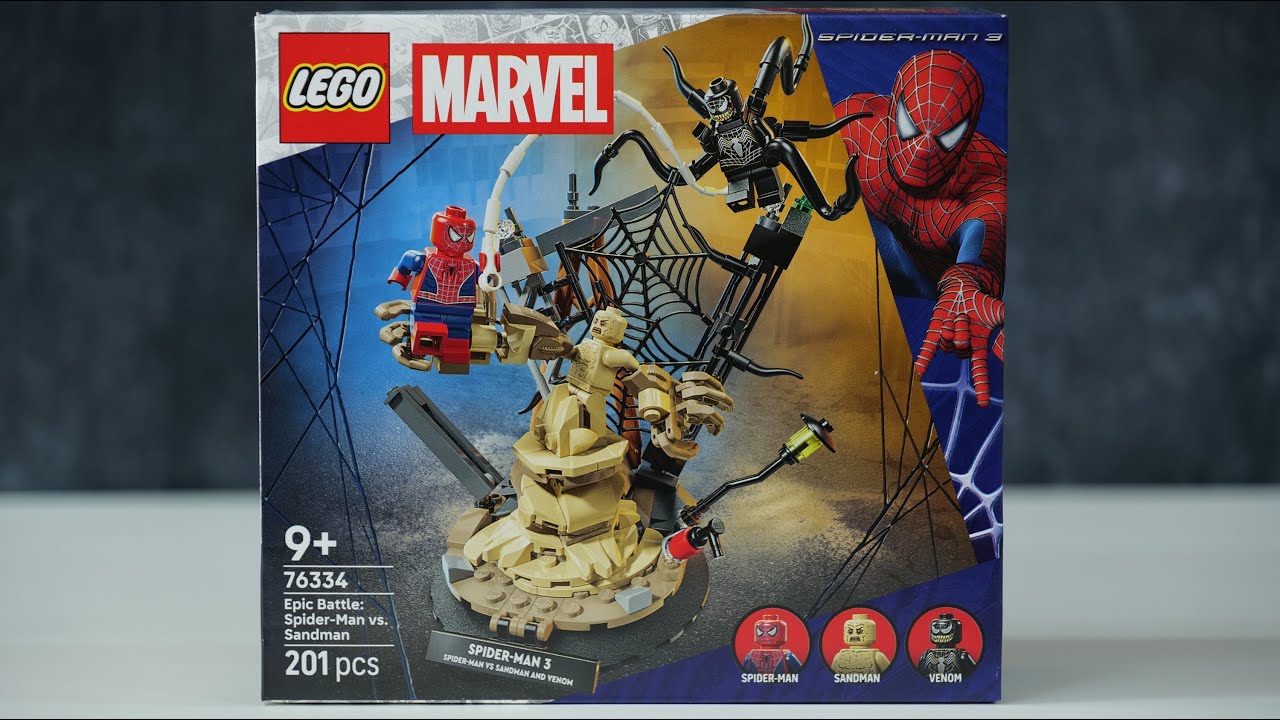 LEGO Marvel Super Heroes 76334 Эпическая битва: Человек-паук против Песочного человека - Обзор бы...