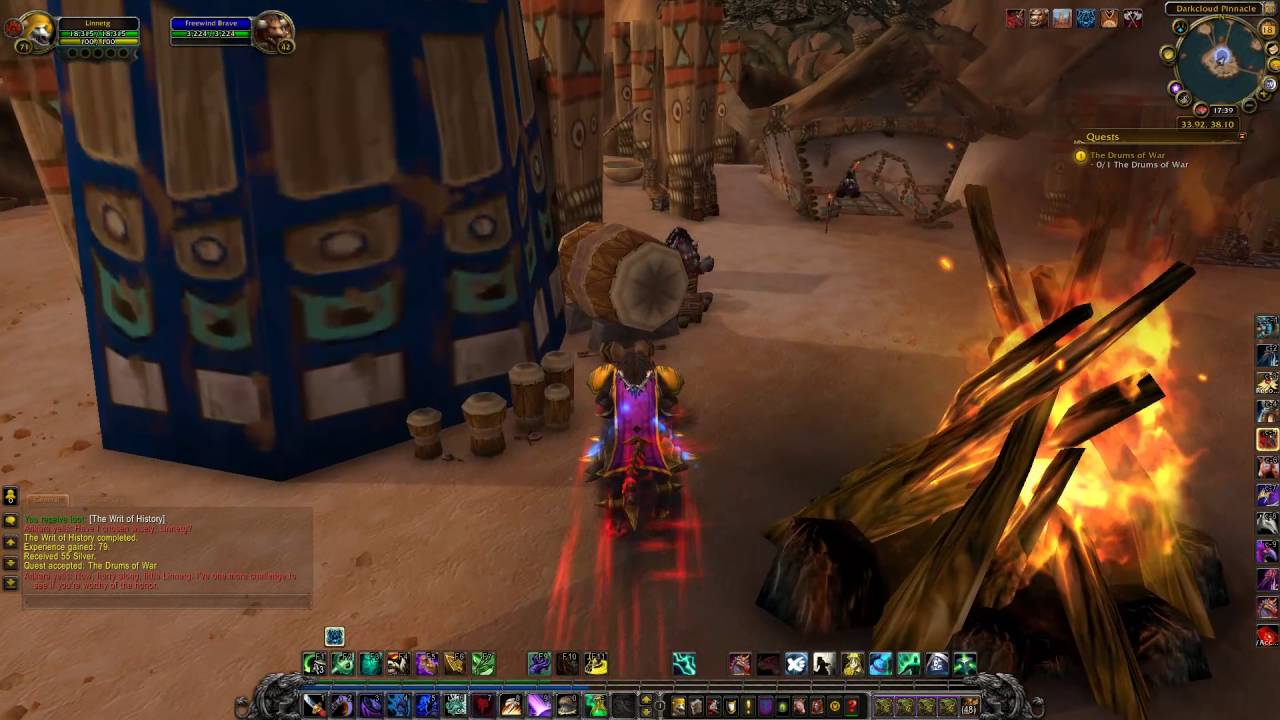 The Drums Of War Quest ID 27326 Playthrough Thousand Needles