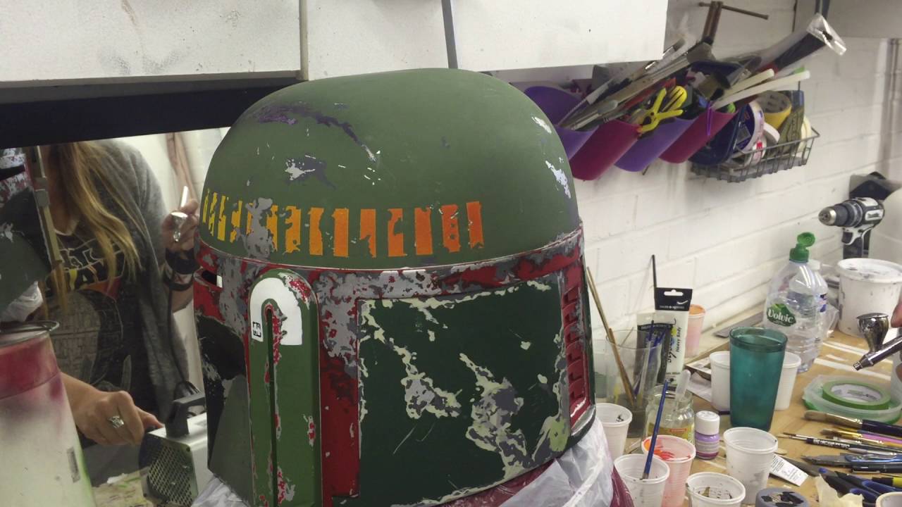 Boba Fett Helmet Painting Part 3