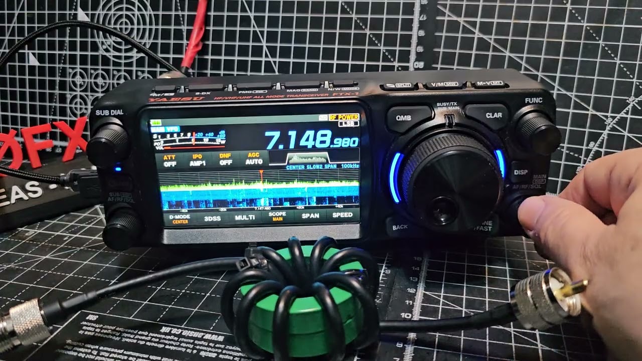 Высокочастотный дроссель Super RF Choke Yaesu FTX-1, устраняет нежелательные сигналы.