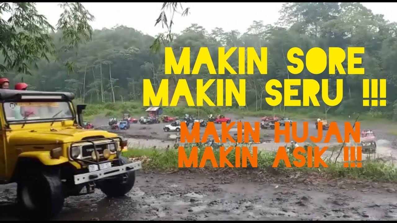 Makin Sore Makin Rame Makin Seru !!! Wisata Air - Wisata Jeep - Adventure - Kali Kuning - Yogyakarta