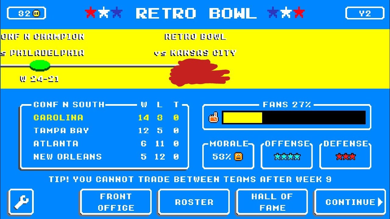 the retro bowl