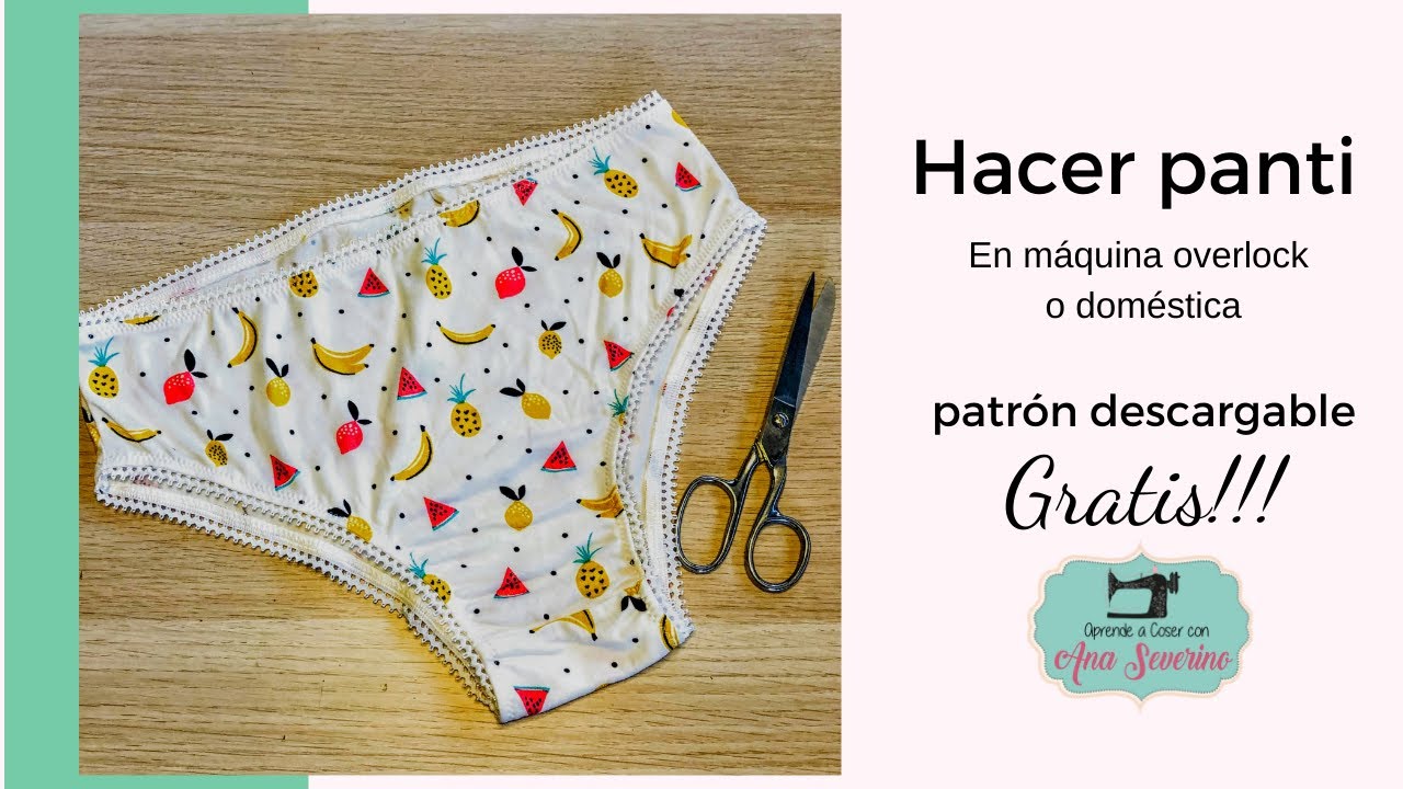 Hacer panti clásico con patrones gratis descargables