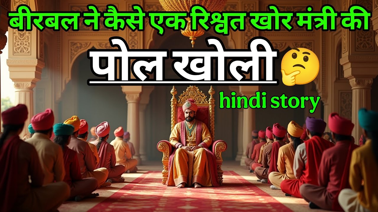 बीरबल ने कैसे रिश्वत खोर मंत्री की पोल खोली | akbar birbal ki kahani | majedar story | hindi kahani 
