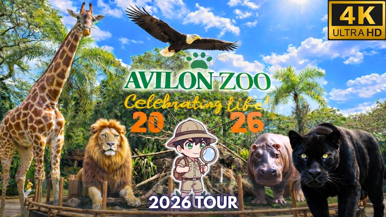The LARGEST Zoo Near Manila! 🦁 AVILON ZOO 2026 Full Tour + Fun Facts [4K HDR]