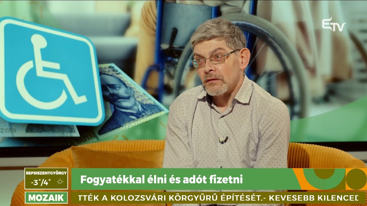 Fogyatékkal élni és adót fizetni – Mozaik