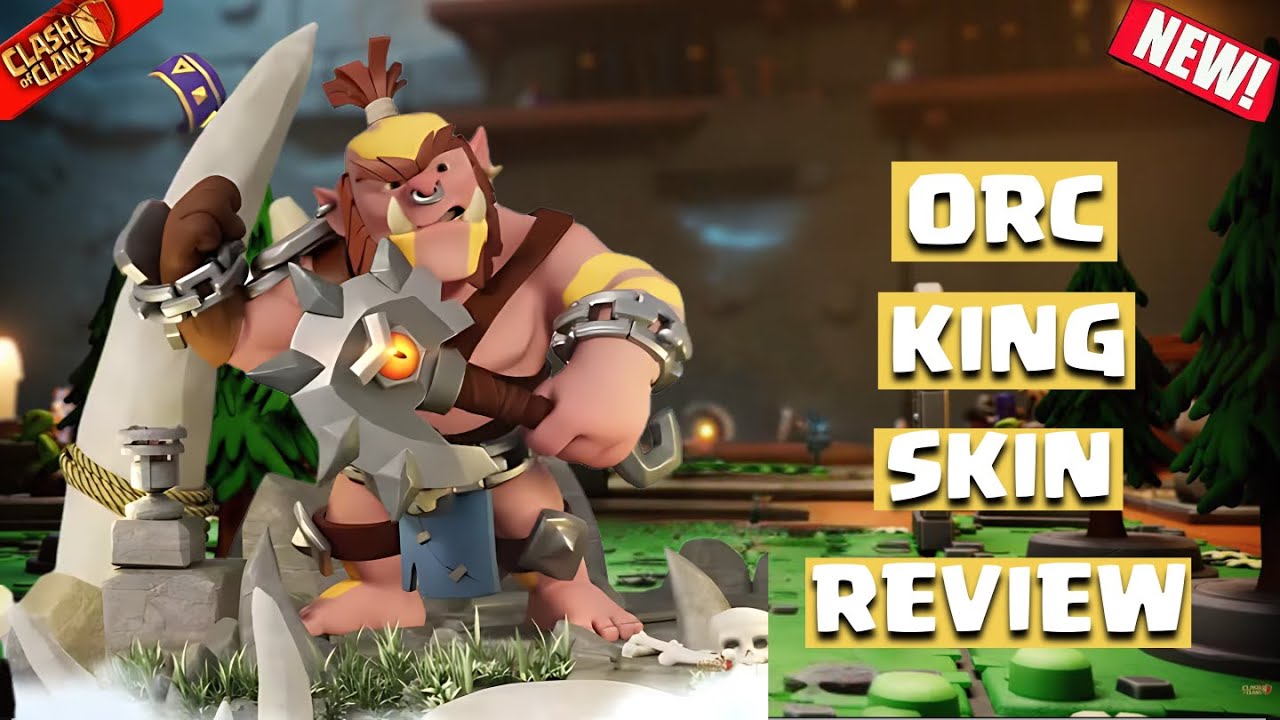 *New* Barbarian Orc King Skin Review |  September, 2024 | Clash of Clans | Clashflict