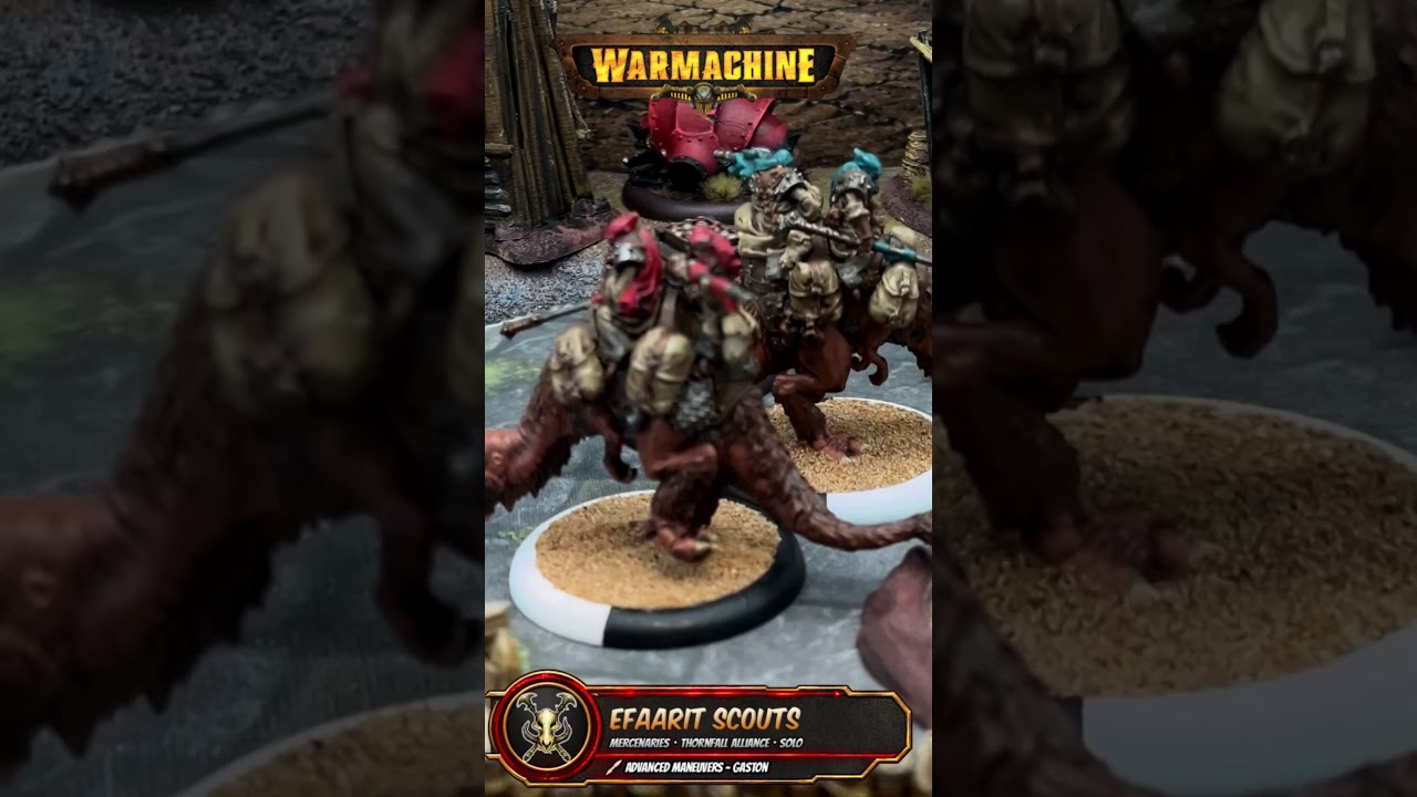 Model Showcase: Thornfall Alliance Effriat Scouts | Warmachine Mk4