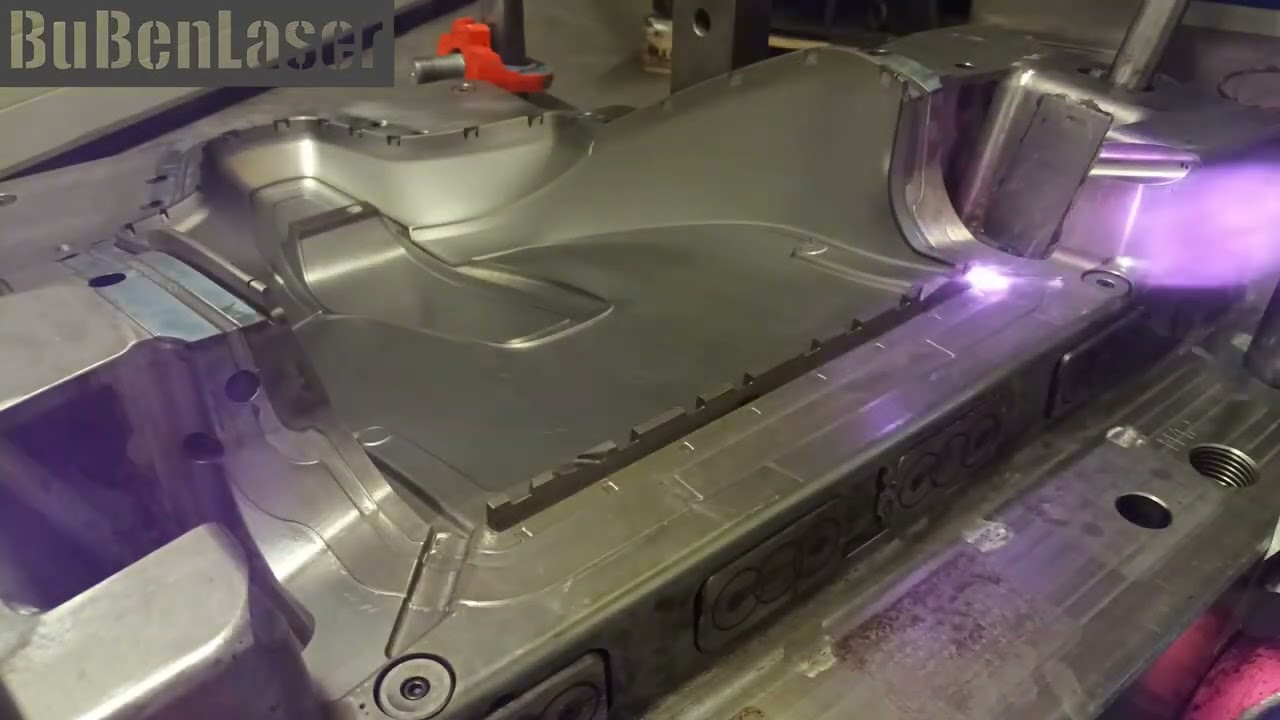 BuBenLaser - Műanyag fröccsöntő szerszám zárósikjának hőkezelése - Laser Hardening of Molding Tools