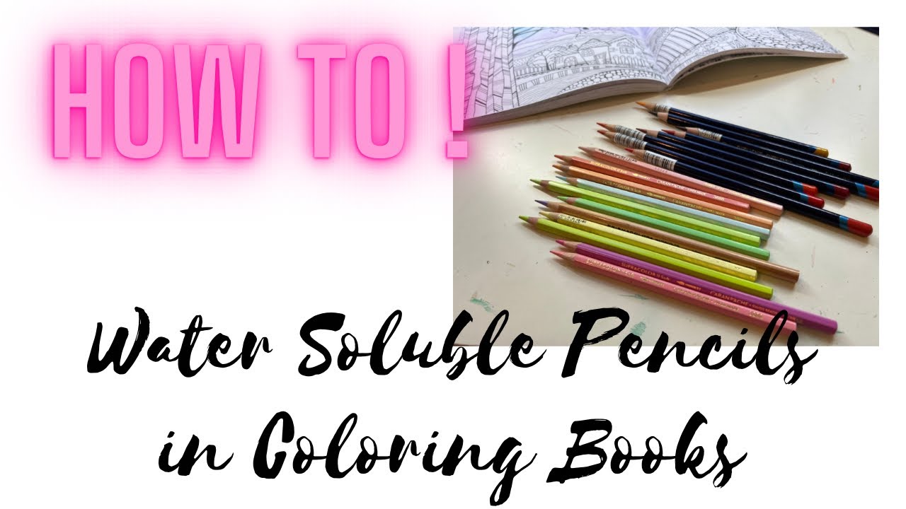 How to Color with watercolor Pencils/ Inktense Pencils/ Adult Coloring