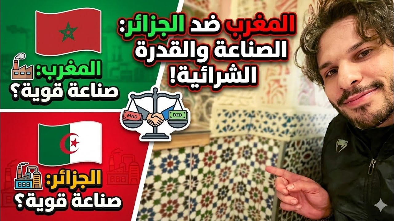 لايف رائد من أفضل ف العيش والصناعة بين المغرب الجزائر