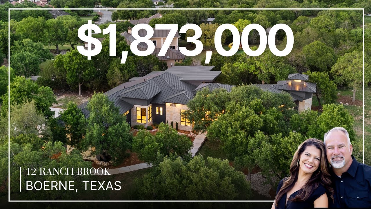 Luxury Custom Home For Sale In Boerne Texas | Home Tour
