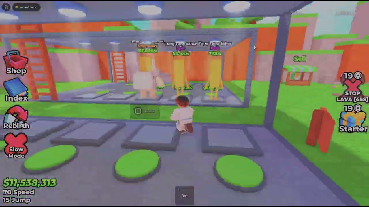 Playing servive lave for luky block