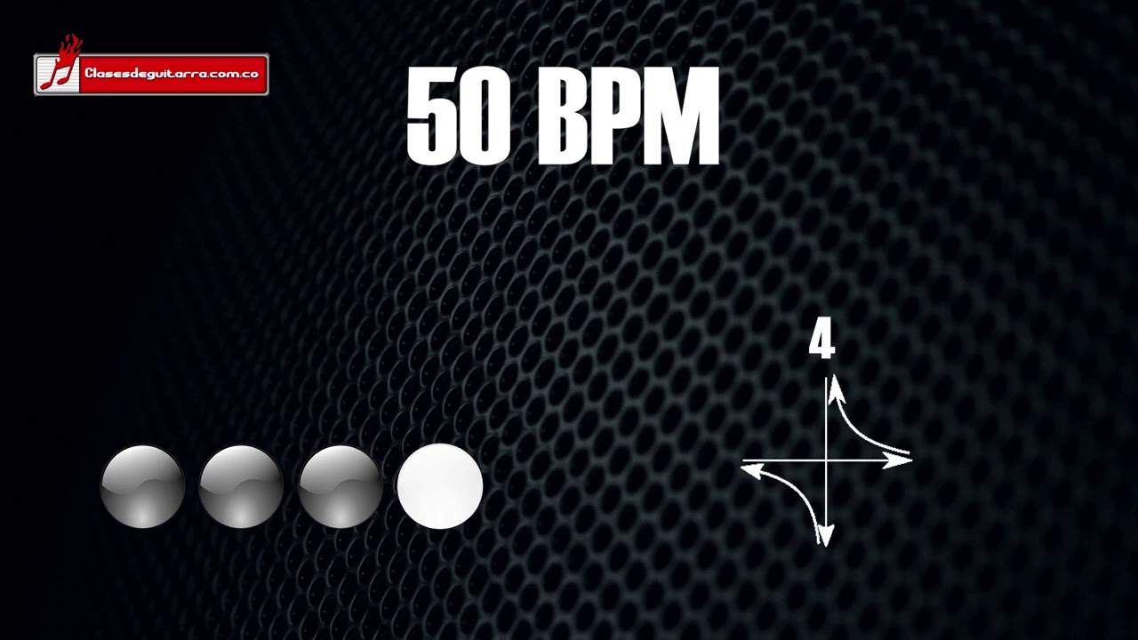 Base de bater&iacute;a en 4/4 a 50 BPM 
