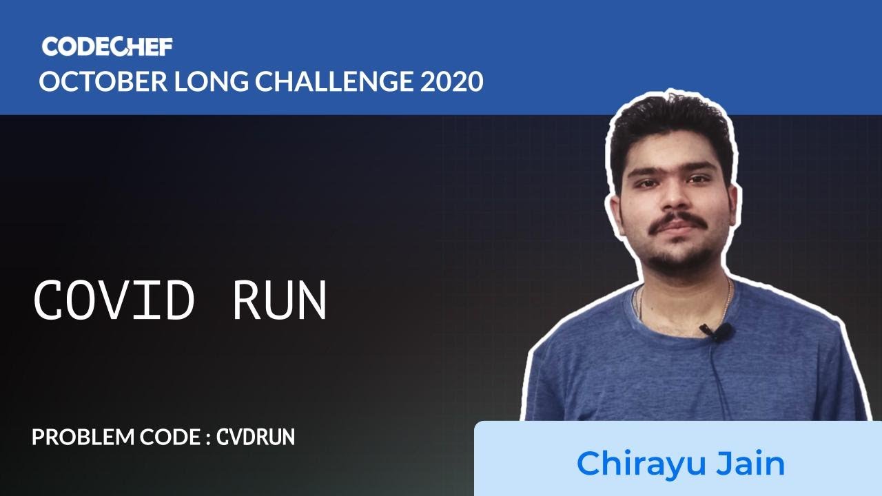 COVID RUN (CVDRUN) | October Long Challenge 2020 | Chirayu Jain