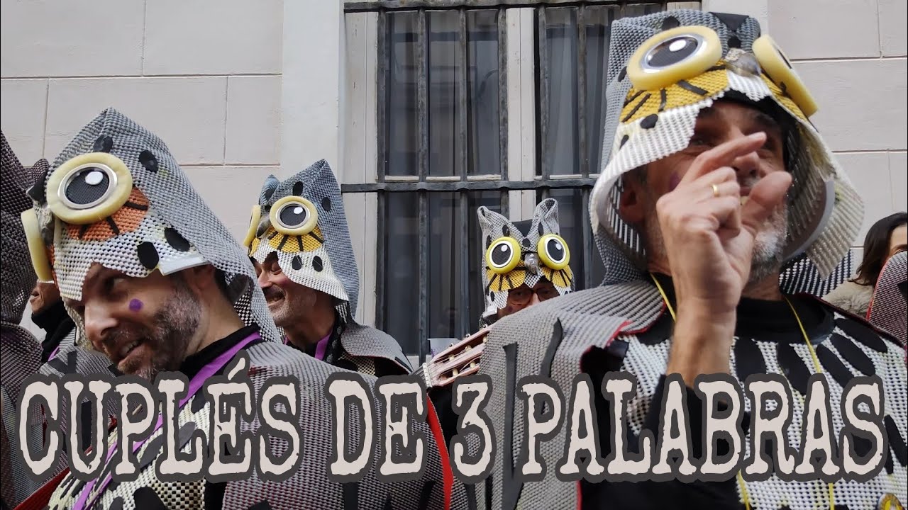 Chirigota del Ukelele 2025. Desokupa A.V.E. (Ave Violenta Estática). Cuplés de 3 palabras.