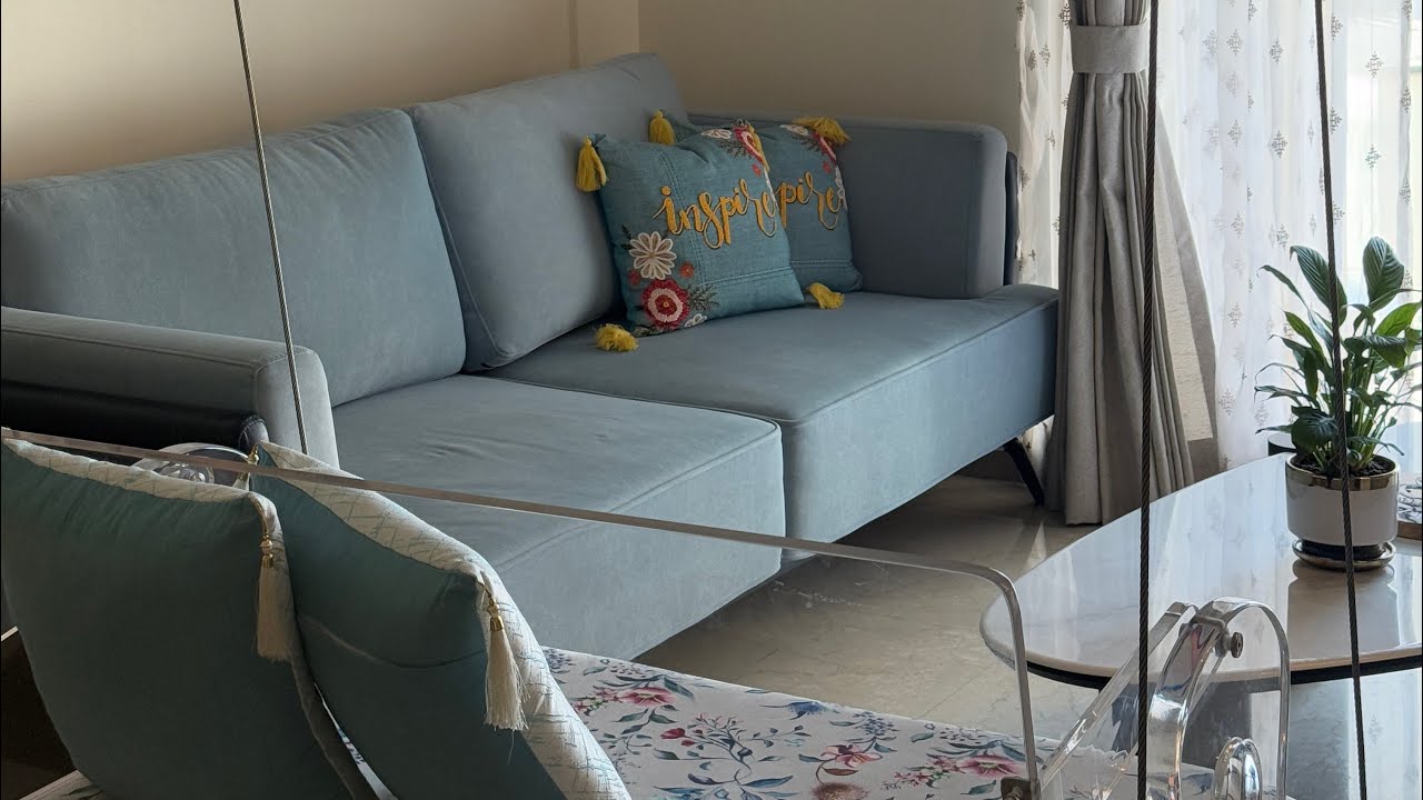 Tour of a 2bhk residence designed by Anuja Akare in Mulund lodha regalia 